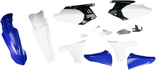 Blue ACERBIS standard replacement body kit for OEM 2013 motorcycle, featuring durable body panels from Bill's Exhausts.