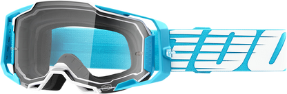 100% Armega Goggles - Oversized Sky - Clear 50004-00010 - Howling Moto