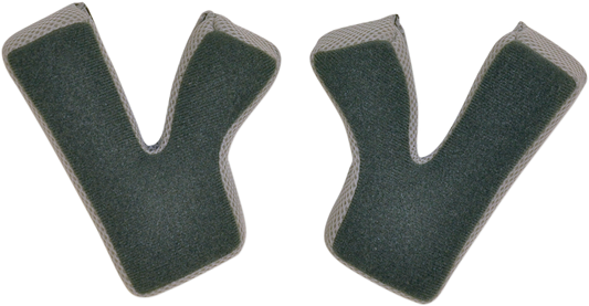 Bill's Exhausts AFX FX-17Y helmet large cheek pads, soft foam padding for comfortable fit and protection inside the helmet.