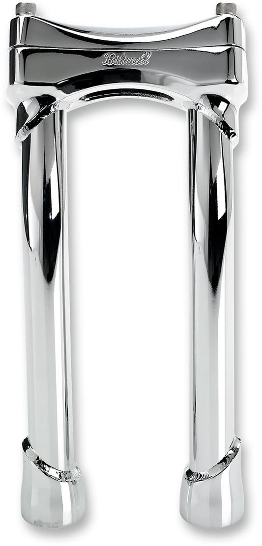 BILTWELL Risers - Murdock - Pullback - 10" - Chrome 6404-105-10 - Howling Moto