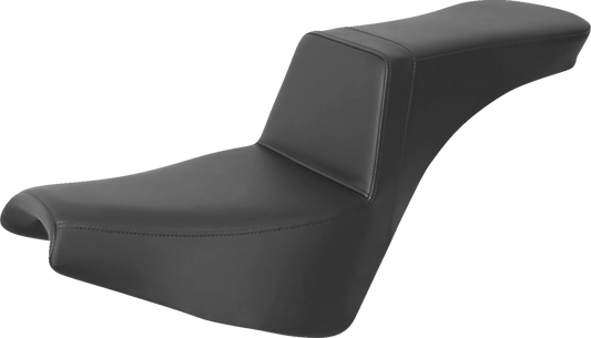 SADDLEMEN Step-Up Seat - Smooth - Black 818-30-194 - Howling Moto