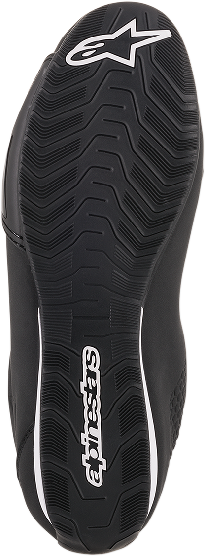 Black Alpinestars Sektor shoes in US 6.5 with sleek design, featuring durable material and sporty style.