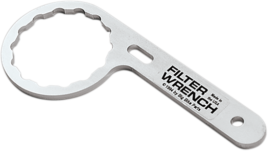 Bill's Exhausts SHOW CHROME Oil Filter Wrench for engine, designed for oil filter removal and installation.