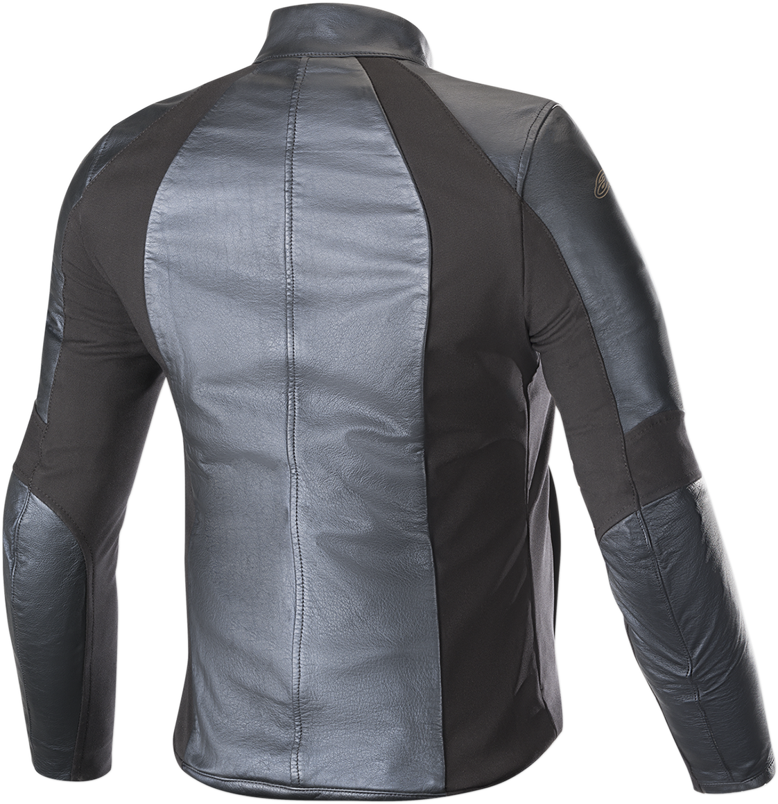 Alpinestars Stella Vika v2 women's blue leather motorcycle jacket, US 12 / EU 48, with padded shoulders and zip details.