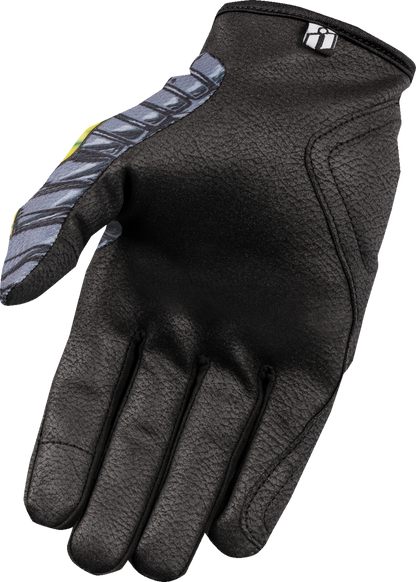 ICON Hooligan Outbreak™ Gloves - Green - Medium 3301-4654 - Howling Moto