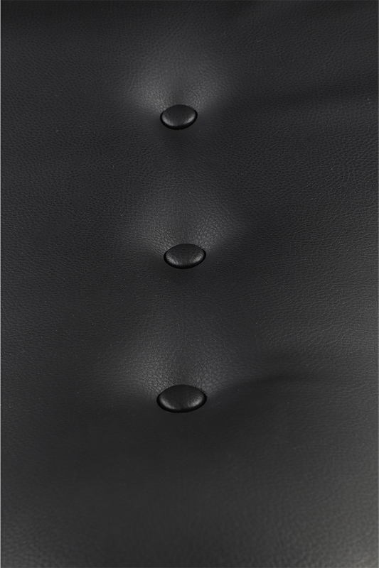 Black Saddlemens Roadsofa seat with pillow top, without backrest, designed for road bikes, showing the sleek, cushioned seating surface.
