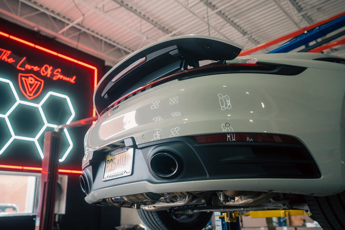 Valvetronic Valved Sport Exhaust System for Porsche 992 Carrera / Turbo