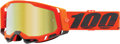100% Racecraft 2 Goggles - Kerv - Gold Mirror 50121-259-13 - Howling Moto