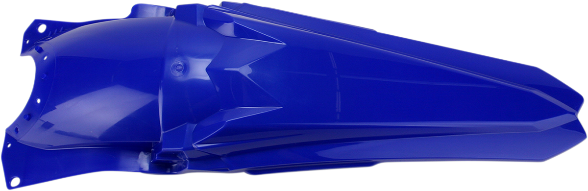 Blue ACERBIS rear fender body part for motorcycles, designed for durability and style, shown in the product image.