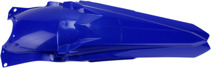 Blue ACERBIS rear fender body part for motorcycles, designed for durability and style, shown in the product image.