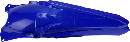 Blue ACERBIS rear fender body part for motorcycles, designed for durability and style, shown in the product image.
