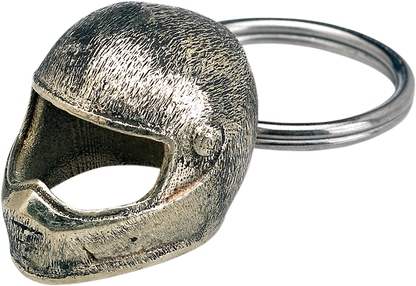 Bill's Exhausts Biltwell key fob featuring Splitter Helmet design, with detailed logo and textured surface.