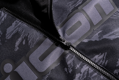 Bill's Exhausts ICON Hooligan CE Tiger's Blood gray jacket, small size, featuring a stylish design and durable construction.