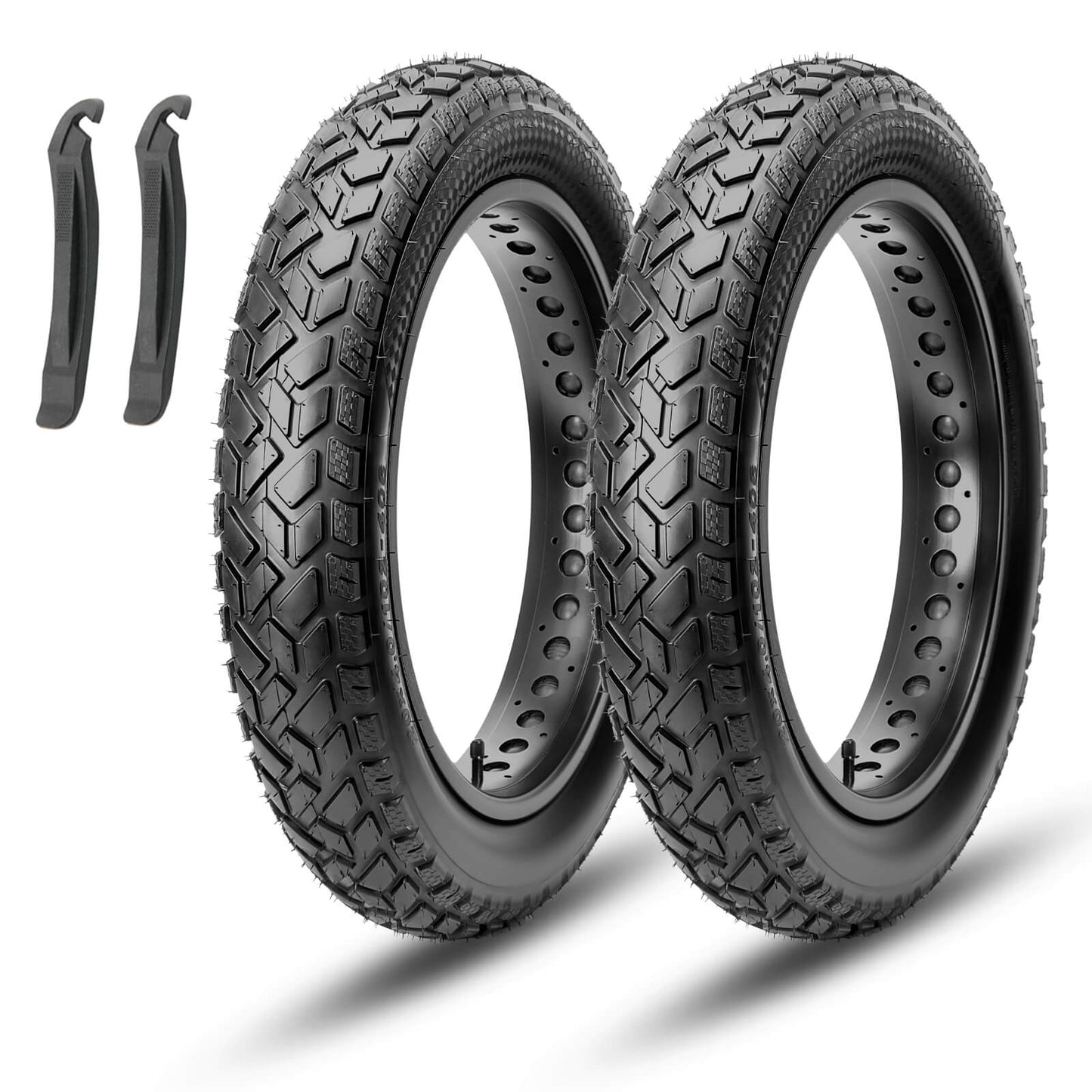 Hycline R4FT fat bike and e-bike tire with rugged tread and durable rubber, suitable for mountain and off-road cycling.