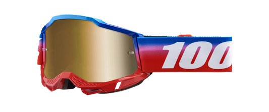 100% Accuri 2 Goggles - Unity - True Gold Mirror 50014-00025 - Howling Moto
