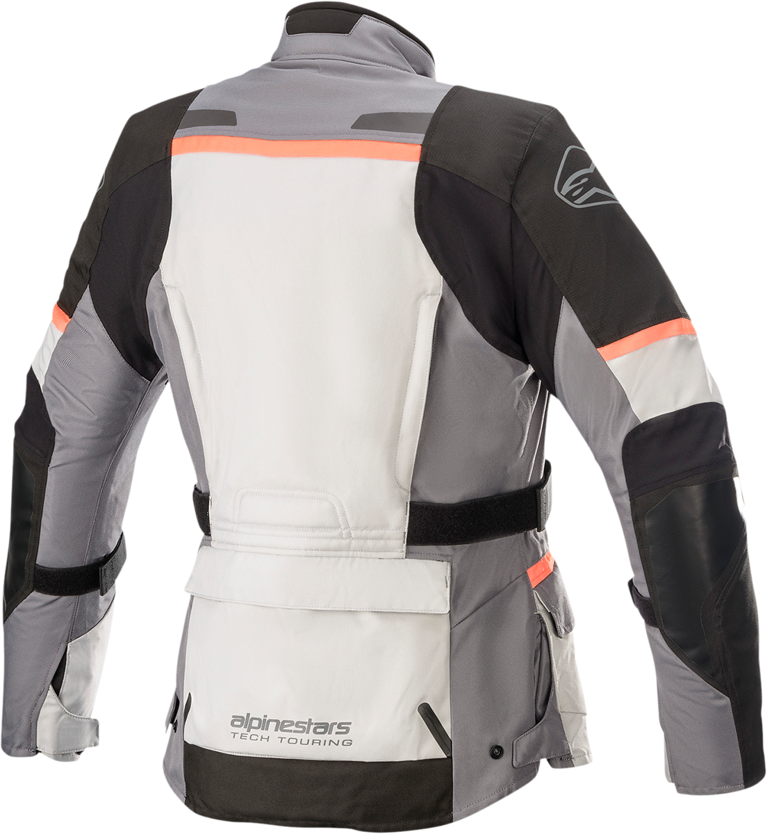 Gray Alpinestars Stella Andes v3 jacket in small size, showing the front view with detailed stitching and logo.