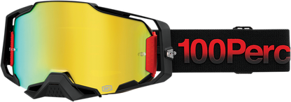 100% Armega Goggles - Tzar - Gold Mirror 50005-00014 - Howling Moto
