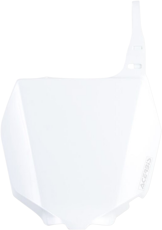 ACERBIS Front Number Plate - White 2042340002 - Howling Moto