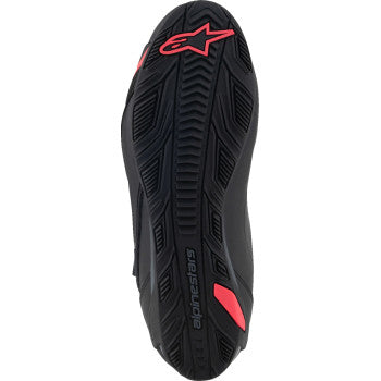 Alpinestars Stella Faster-4 black and pink riding shoes for women, US size 10.5, with sporty design and durable construction