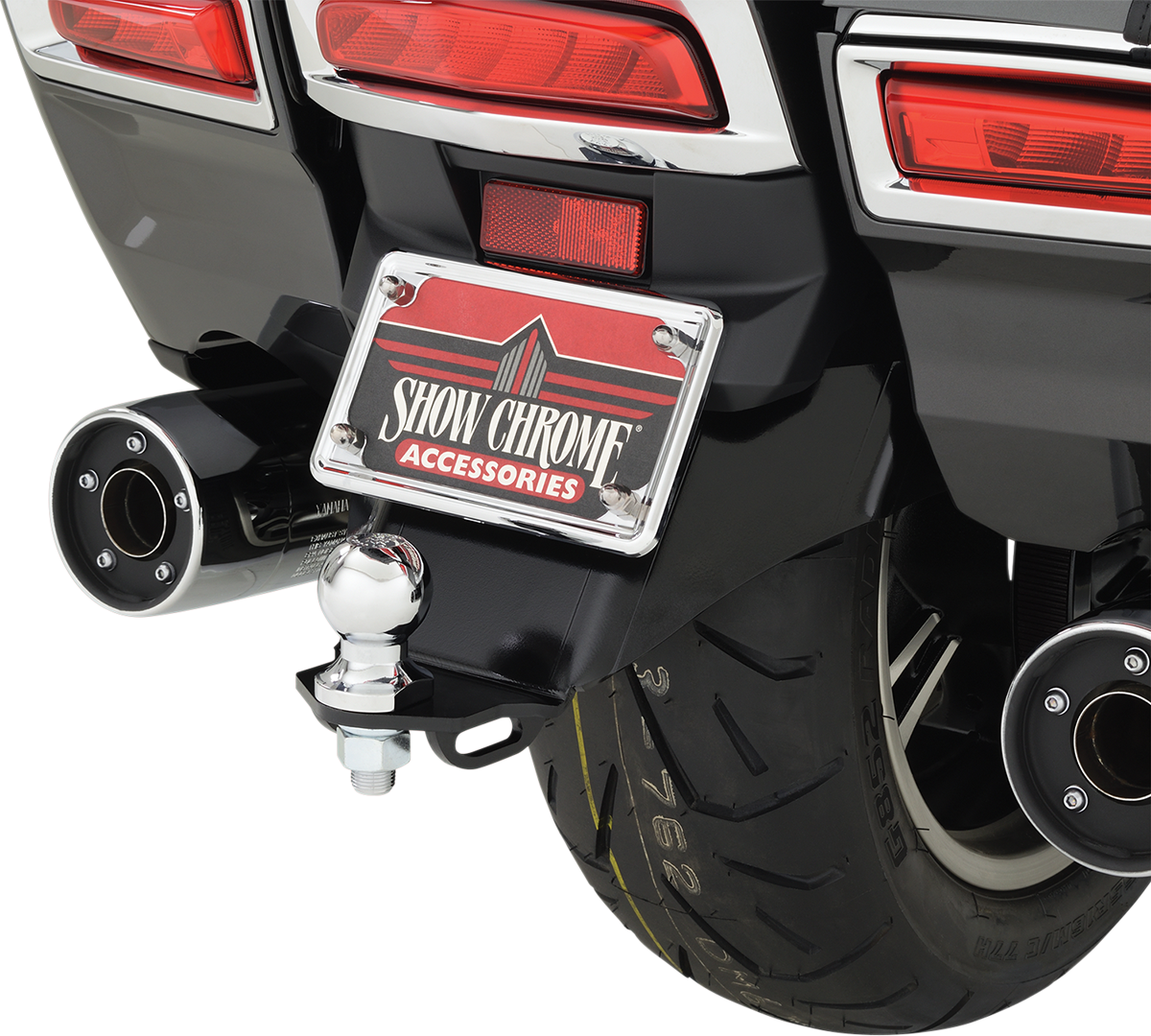 Bill's Exhausts SHOW CHROME Venture 61-120 trailer hitch engine part with chrome finish, designed for vehicle towing.