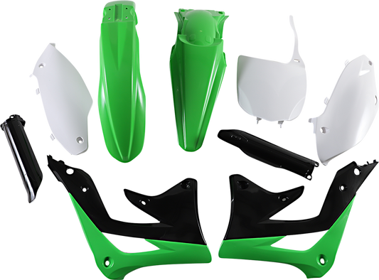 ACERBIS Full Replacement Body Kit - OEM '12 Green/Black/White 2250453593 - Howling Moto