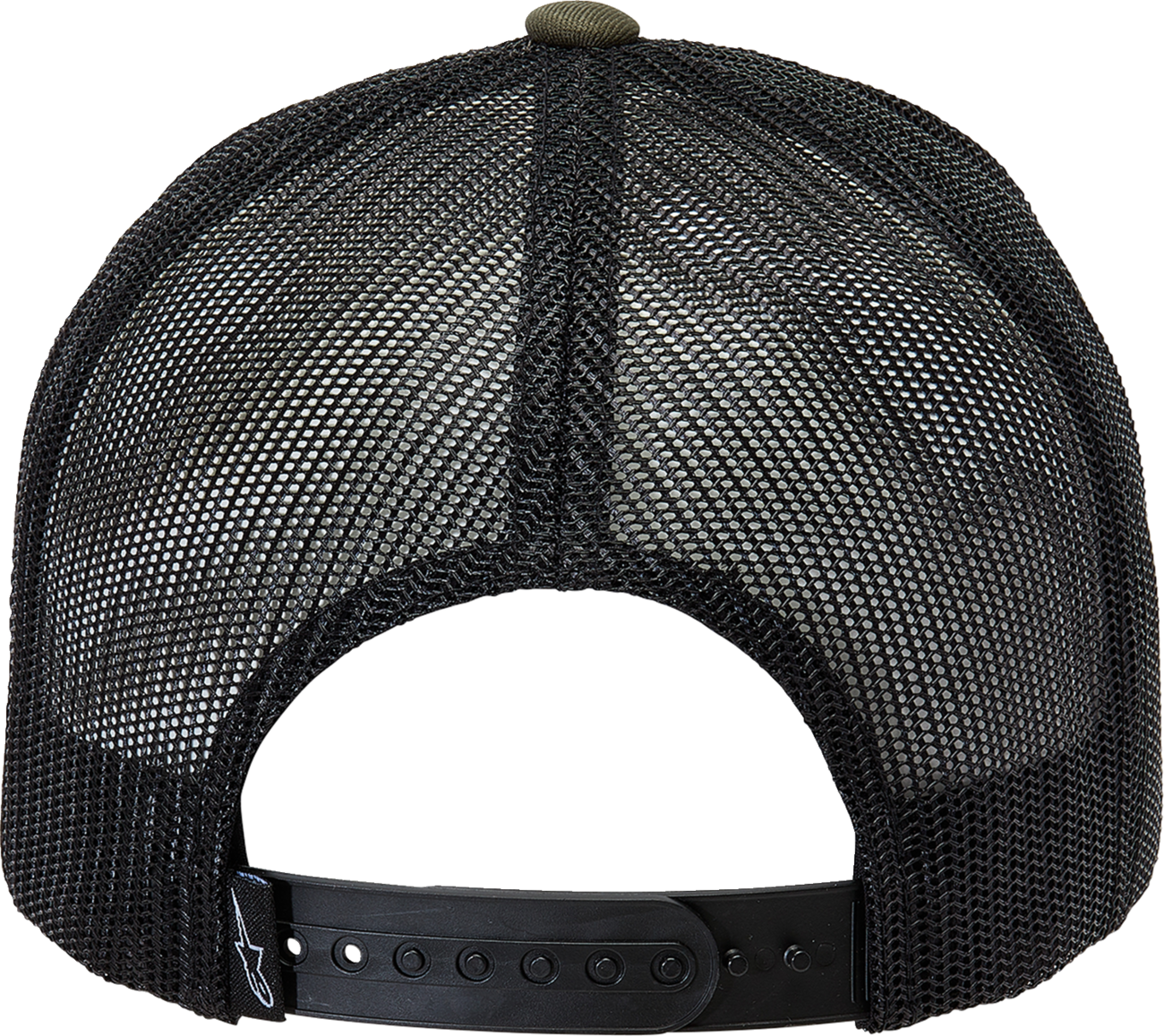 Bill's Exhausts Alpinstars Cali 2.0 Hat in military black, one size, featuring a classic cap design with embroidered branding.