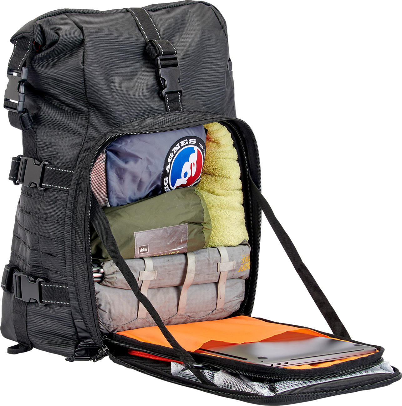 BILTWELL EXFIL-80 Motorcycle Bag - Gen 2 - Black 3014-01 - Howling Moto