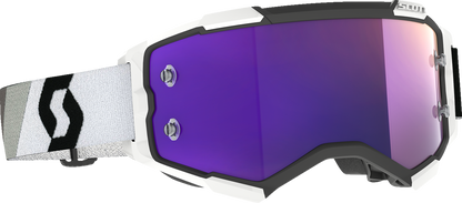 SCOTT Fury Goggle - Premium Black/White - Purple Chrome 272828-7702281 - Howling Moto