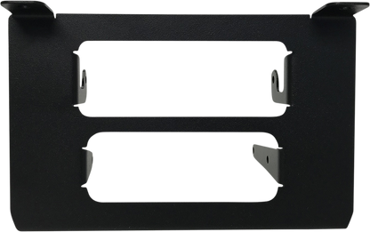 Bill's Exhausts NAVATLAS Intercom/Radio Glove Box Bracket for Turbo S engine, shown mounted inside a vehicle.