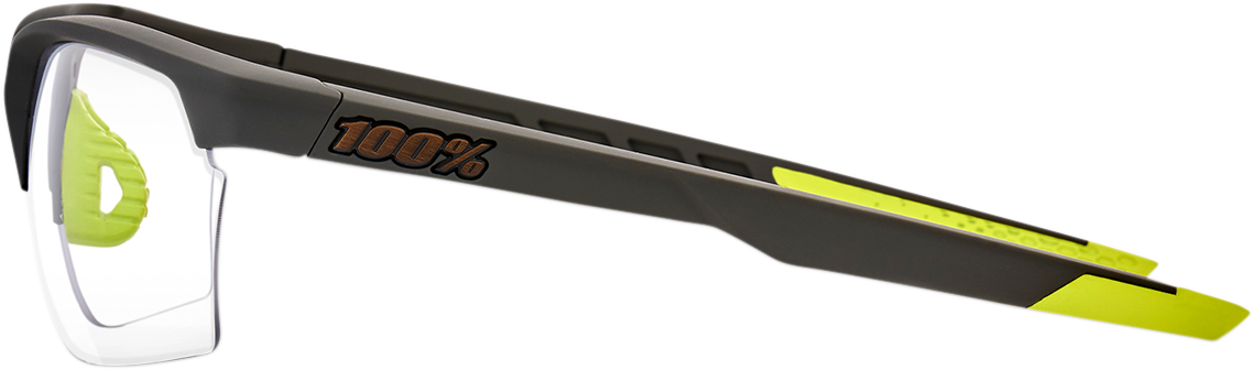 100% Sportcoupe Sunglasses - Gray - Photochromic 61020-188-77 - Howling Moto