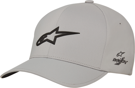 Gray ALPINESTARS Ageless Delta Hat in small/medium size, featuring a protective design and sporty style.