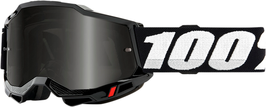 100% Accuri 2 Sand Goggles - Black - Smoke 50020-00001 - Howling Moto