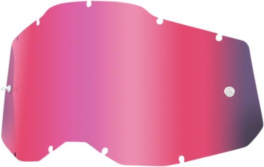 100% Youth Accuri 2/Strata 2 Lens - Pink Mirror 59107-00006 - Howling Moto