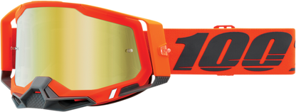 100% Racecraft 2 Goggles - Kerv - Gold Mirror 50121-259-13 - Howling Moto