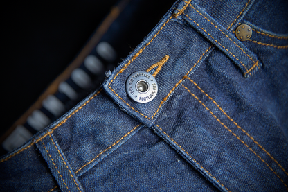 Blue ICON Women's MH1000™ Jeans in size 4, featuring classic denim fabric and a fitted style, displayed on a plain background.