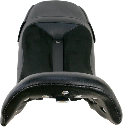 Adventure motorcycle seat for KTM 950/990 by SADDLEMEN, designed for comfort and durability, shown on a KTM bike.