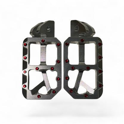 Silver Wide Foot Pegs