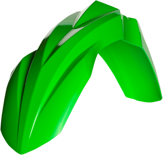 ACERBIS Front Fender - Fluorescent Green 2449500235 - Howling Moto