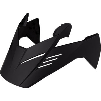 ICON Elsinore™ Peak helmet in Rubatone Black, XL-3XL size, showing the matte black finish and aerodynamic design.