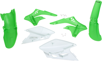 Acerbis standard replacement body kit for motorcycles showing the OEM body panels and parts in a neutral setting.