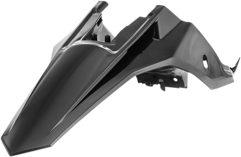 Acerbis black rear fender for motorcycle, body part with sleek finish, designed for durability and style.