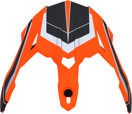 Bill's Exhausts AFX FX-39DS Veleta helmet in matte neon orange, showcasing its sleek design and vibrant color.
