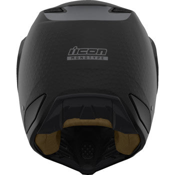 Black ICON Elsinore™ helmet in medium size, featuring a sleek design with a matte finish, suitable for motorcycle riders.