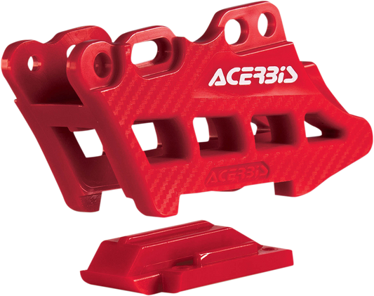 ACERBIS Complete Chain Guide Block - Honda - Red 2410960004 - Howling Moto