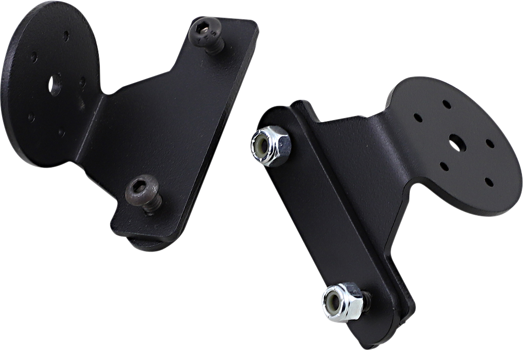 Bill's Exhausts NAVATLAS Sound Bar Cage Mount for Ranger PFIT18 engine, showing sturdy metal bracket and mounting hardware.