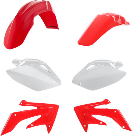 Acerbis standard replacement body kit for motorcycles, OEM 2040960206, in a natural body finish, designed for durable fit and style.