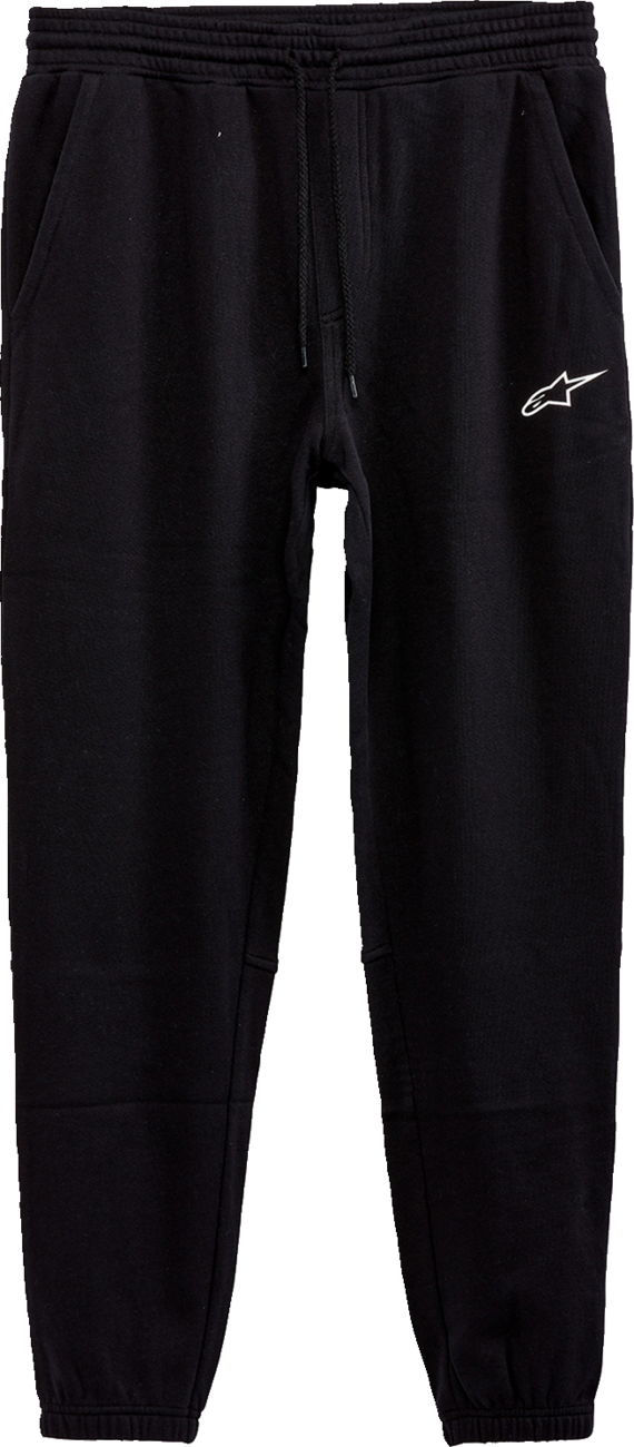 Black Alpinestars Rendition pants in medium size, featuring durable fabric with detailed stitching and branding on the waistband.