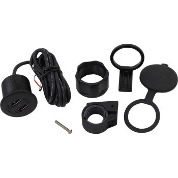 Show Chrome Dual port USB Charger - Howling Moto