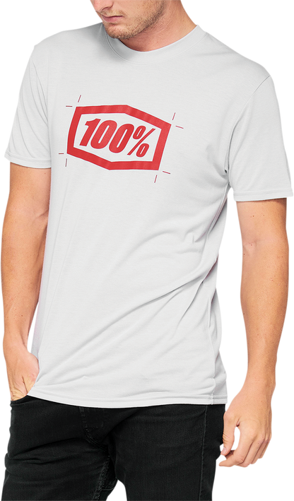 100% Cropped Tech T-Shirt - Vapor - Large 35026-404-12 - Howling Moto