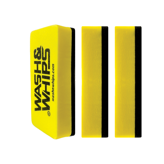 WASH&WHIPS Dressing Applicator Pads - 3 Pack - Howling Moto